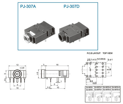 3.5耳機母座專業解析 PJ-307A產品特性與應用領域